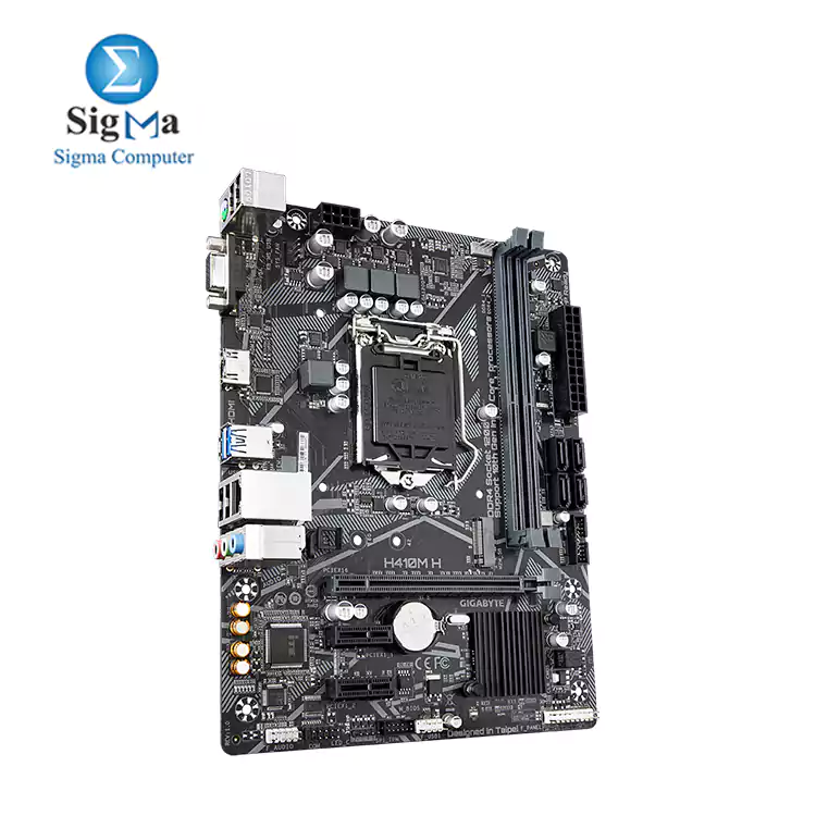 GIGABYTE MOTHERBOARD INTEL H410M H  rev. 1.x 