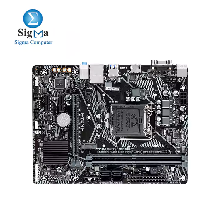 GIGABYTE MOTHERBOARD INTEL H410M H (rev. 1.x)