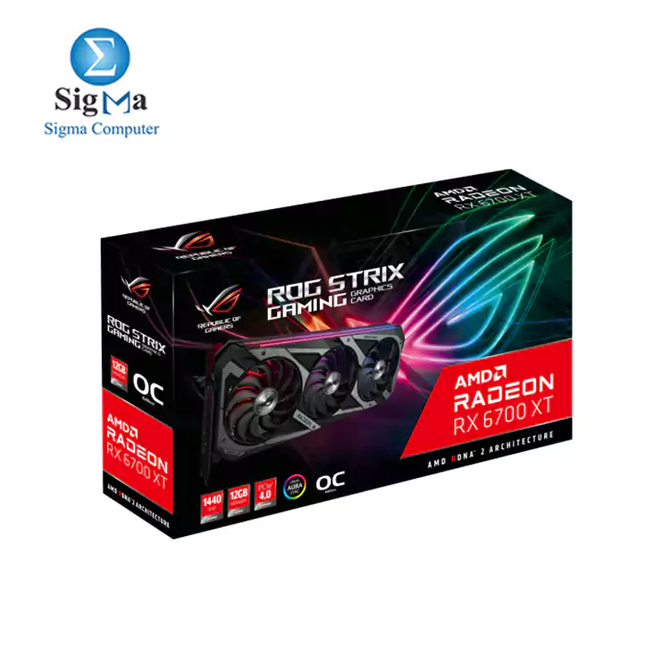 ASUS ROG Strix Radeon    RX 6700 XT OC Edition 12GB GDDR6