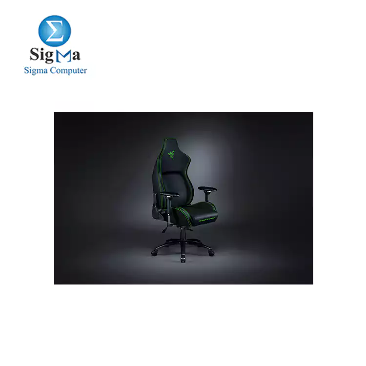 Razer Iskur - Black   Green Gaming Chair with Built-in Lumbar Support