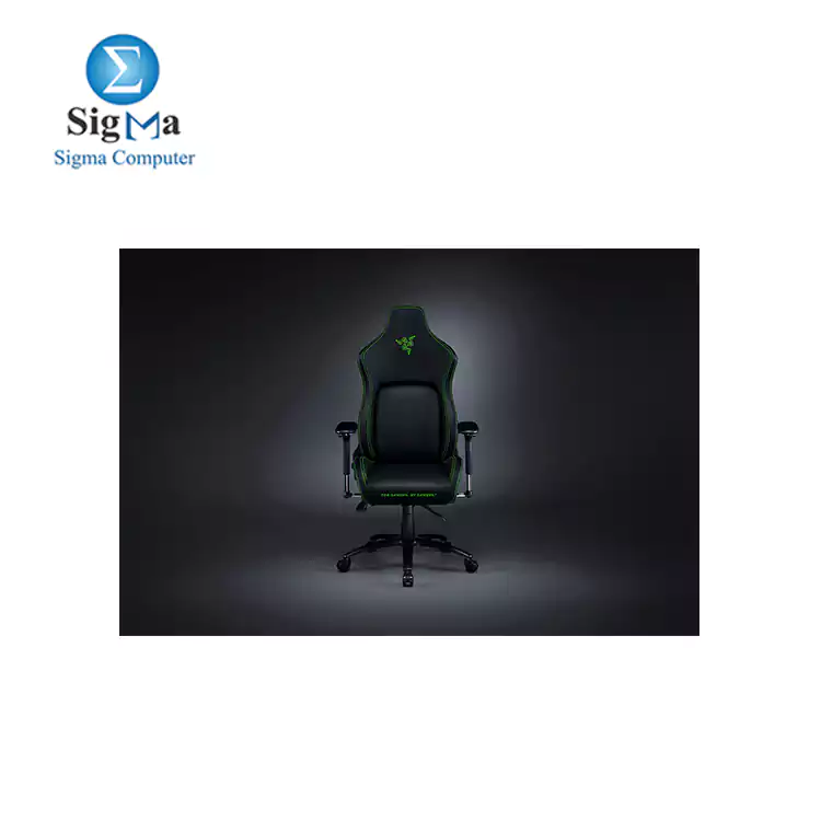 Razer Iskur - Black   Green Gaming Chair with Built-in Lumbar Support
