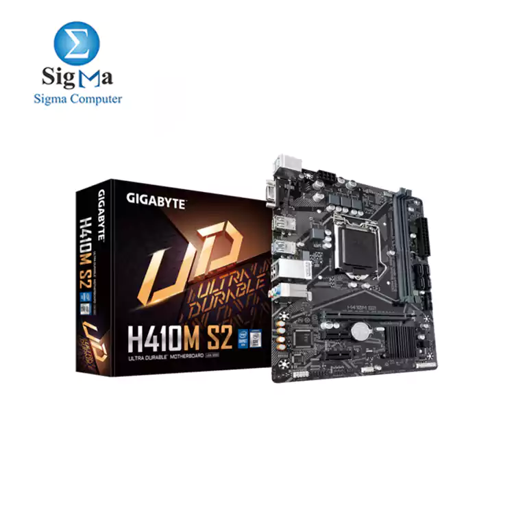 GIGABYTE Intel   H410M S2  rev. 1.x Ultra Durable Motherboard