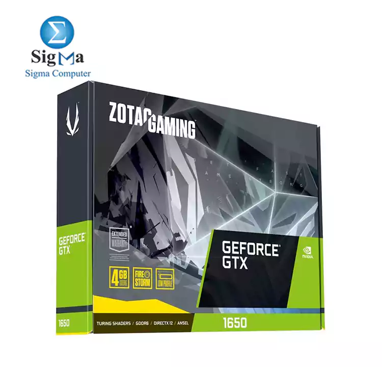 ZOTAC GAMING GeForce GTX 1650 Low Profile GDDR6