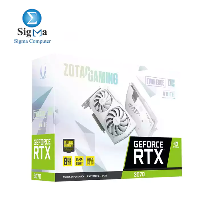 ZOTAC GAMING GeForce RTX 3070 Twin Edge OC White Edition 8GB GDDR6
