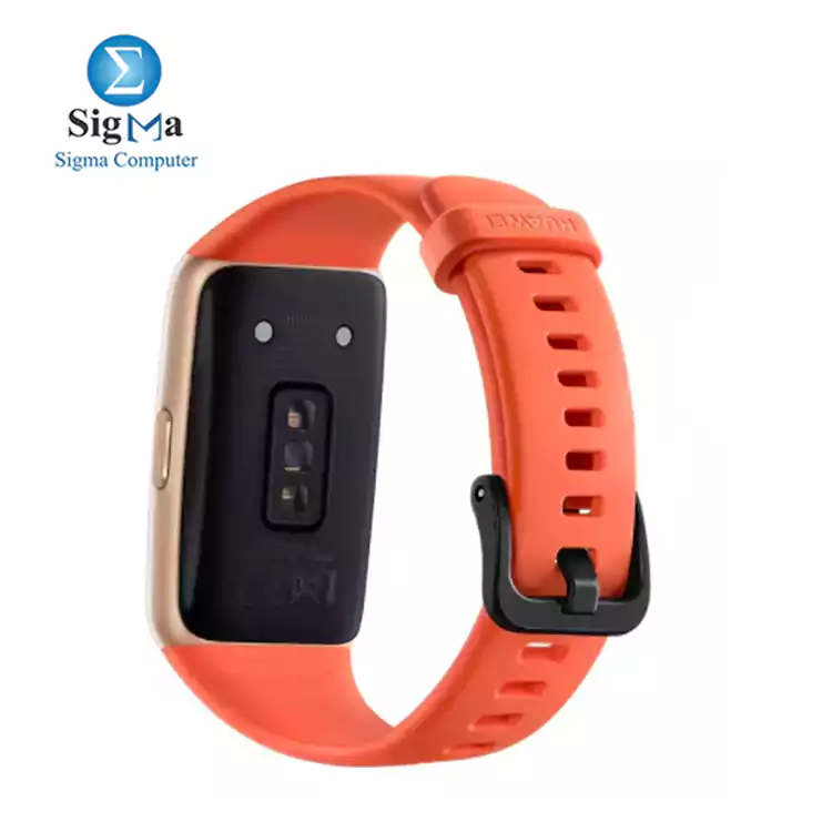 HUAWEI Band 6 Amber Sunrise All-Day SpO2 Monitoring1   FullView Display   2-Week Battery Life