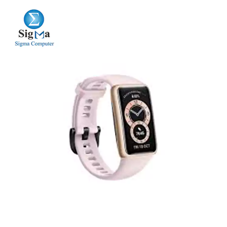 HUAWEI Band 6 Sakura Pink All-Day SpO2 Monitoring1 | FullView Display | 2-Week Battery Life