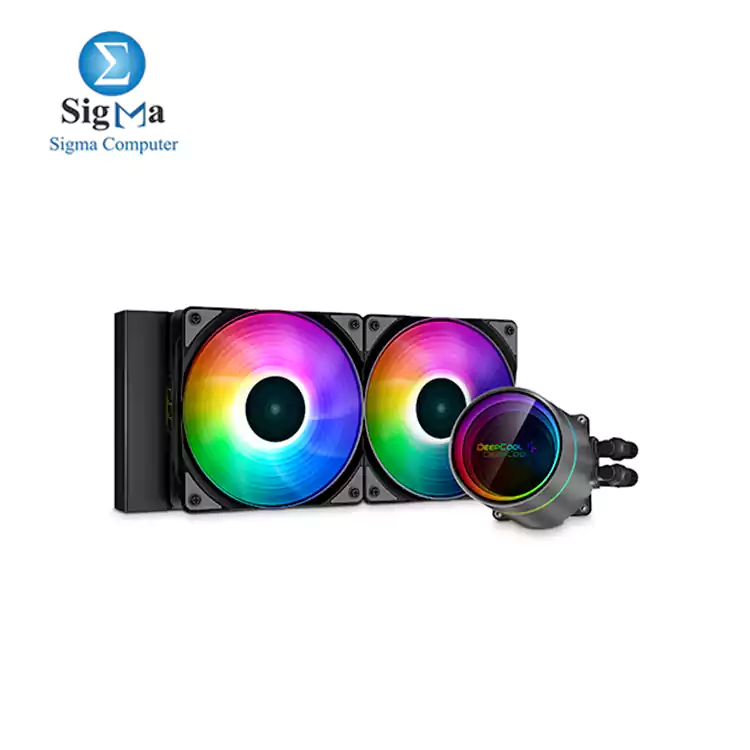 DEEPCOOL Castle 240EX, 240mm Addressable RGB AIO Liquid CPU Cooler