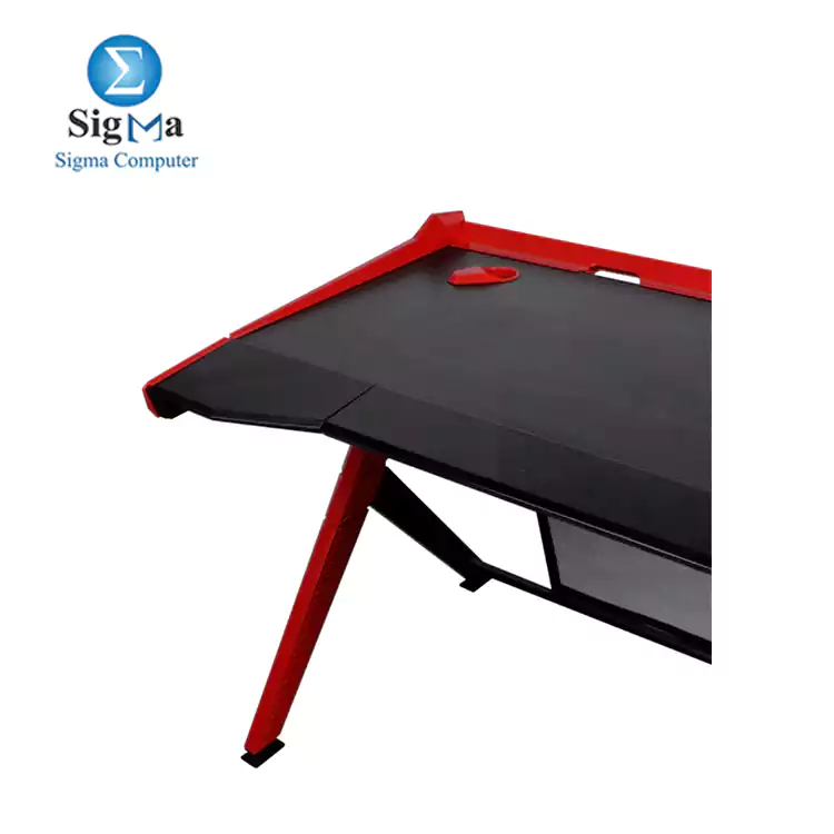 DXRACER GAMING DESK     BLACK RED