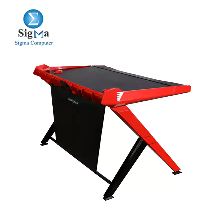 DXRACER GAMING DESK     BLACK RED