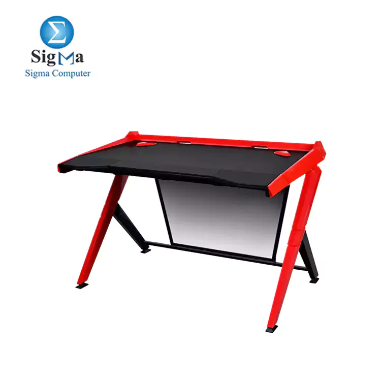 DXRACER GAMING DESK     BLACK RED