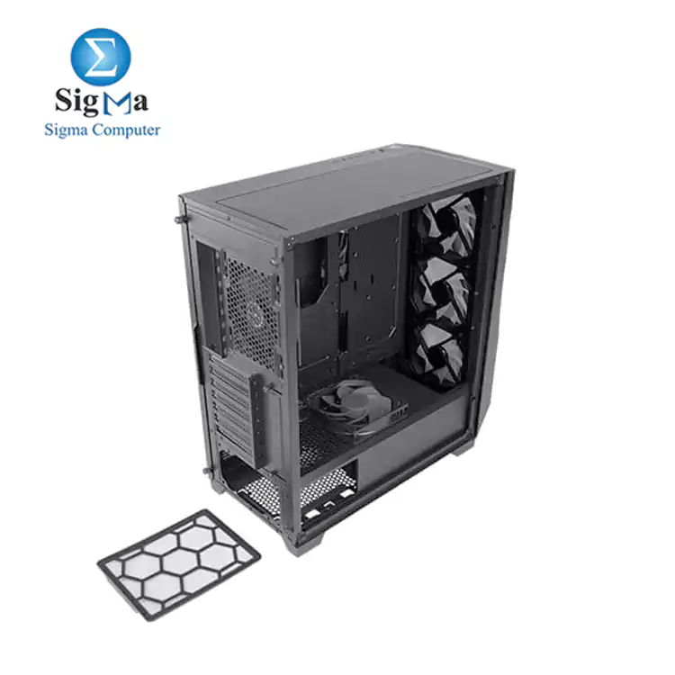 Antec DF700 Flux Mesh  Mid Tower Computer Case ARGB  5 FAN  3x120m ARGB    2x120m ATX Gaming Case