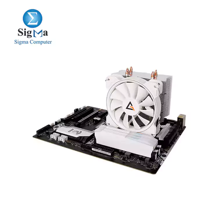 Antec CPU Cooler, C400 Glacial 120mm Pure White LED