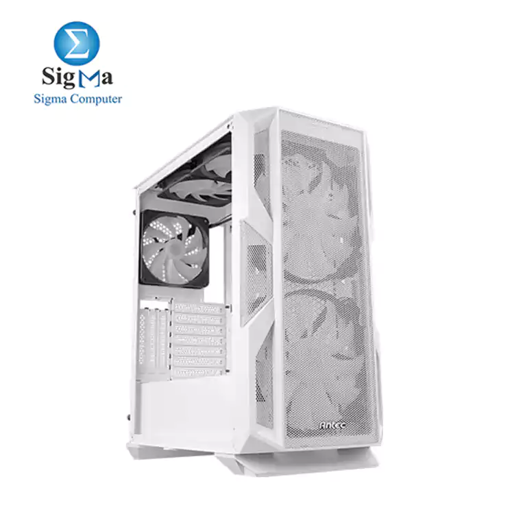 Antec NX Series NX800 White ARGB  Mid Tower E-ATX 5 FANS (2x200m) (3x140m) Gaming Case 