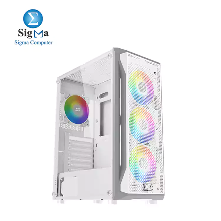 Xigmatek Gaming X Arctic RGB ATX CASE - White