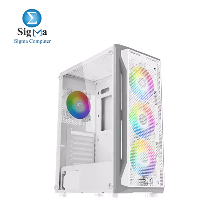 Xigmatek Gaming X Arctic RGB ATX CASE - White