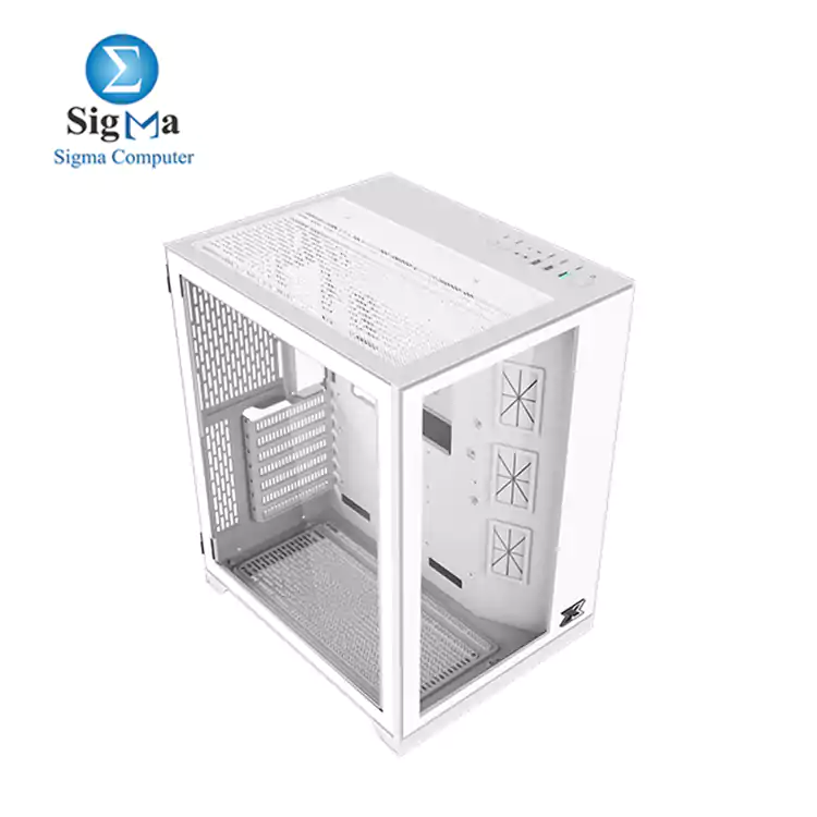 XIGMATEK AQUARIUS S ARCTIC ARGB WHITE MID TOWER CASE 