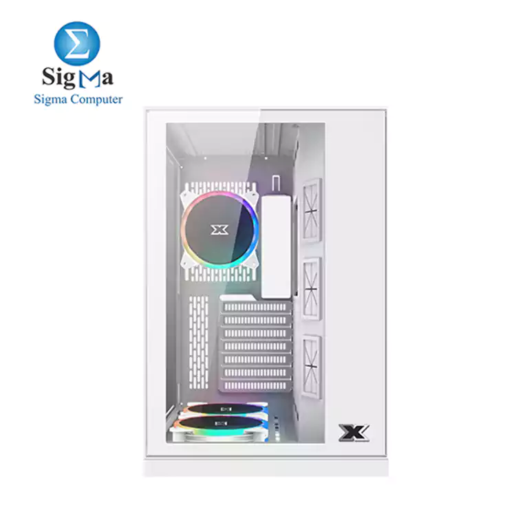 XIGMATEK AQUARIUS S ARCTIC ARGB WHITE MID TOWER CASE 