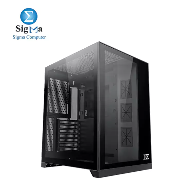 XIGMATEK AQUARIUS S ARCTIC ARGB BLACK MID TOWER CASE