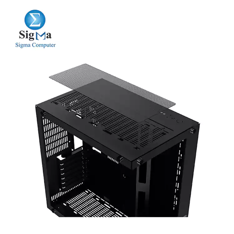 XIGMATEK Aquarius Plus BLACK MID-TOWER ARGB Gaming Case 7 ARGB fans