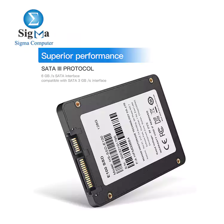 Hikvision E100 2.5  ssd 128gb  internal solid state drive disk storage for laptop desktop  up to 550 mb s 3d nand sata 2.5 inch.