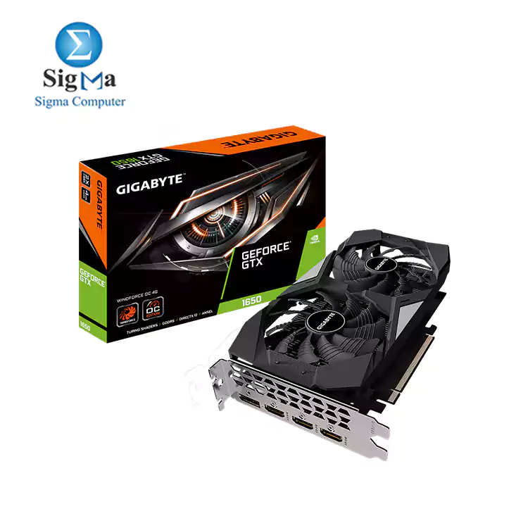 GIGABYTE GeForce   GTX 1650 WINDFORCE OC 4G