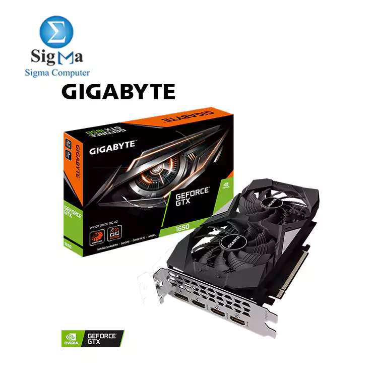 GIGABYTE GeForce® GTX 1650 WINDFORCE OC 4G