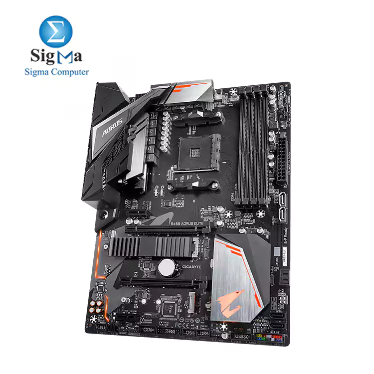 GIGABYTE AORUS B450  ELITE AM4 AMD Motherboard with Hybrid Digital PWM