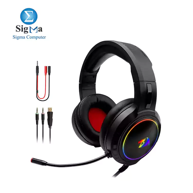 Redragon Mento H270 RGB Gaming Headphone With 2 jacks 3.5mm For PC