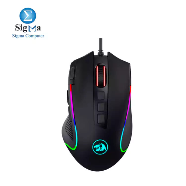 Redragon M612 Predator RGB Gaming Mouse, 8000 DPI Wired Optical Gamer Mouse