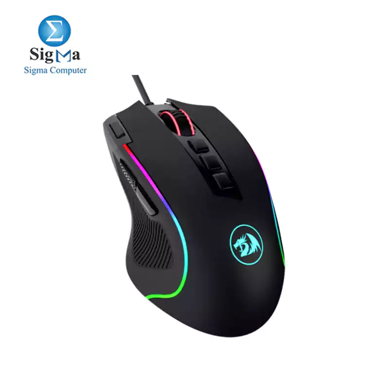 Redragon M612 Predator RGB Gaming Mouse, 8000 DPI Wired Optical Gamer Mouse