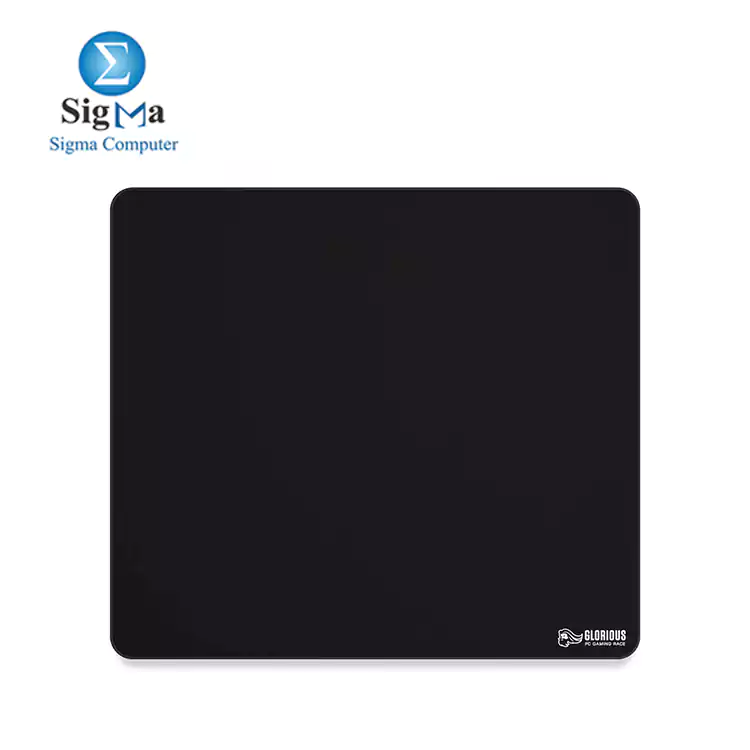 Glorious XL Heavy Gaming MousePad - 5mm Stitched Edges, Black Cloth 457x406x5mm 