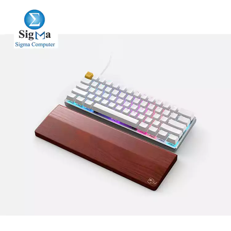 Glorious Keyboard GMMK Compact Mechanical Gaming Brown Switch RGB White Ice  GLO-GMMK-COM-BRM 
