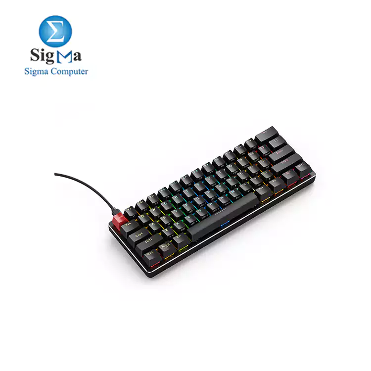 Glorious Keyboard GMMK Compact Mechanical Gaming Brown Switch RGB Black  GMMK-Compact-BRN 