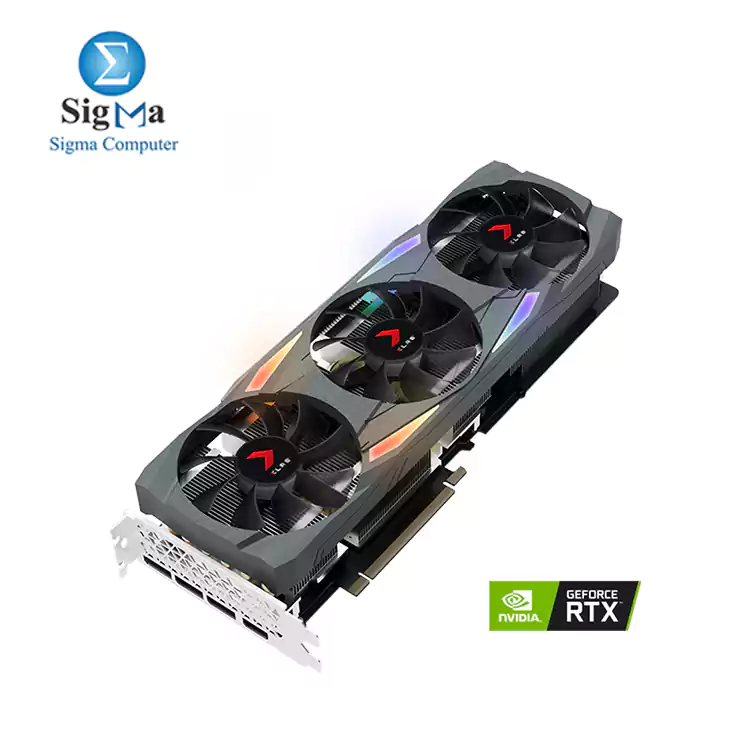 PNY GeForce RTX 3080 10GB XLR8 Gaming UPRISING EPIC-X RGB Triple Fan Edition