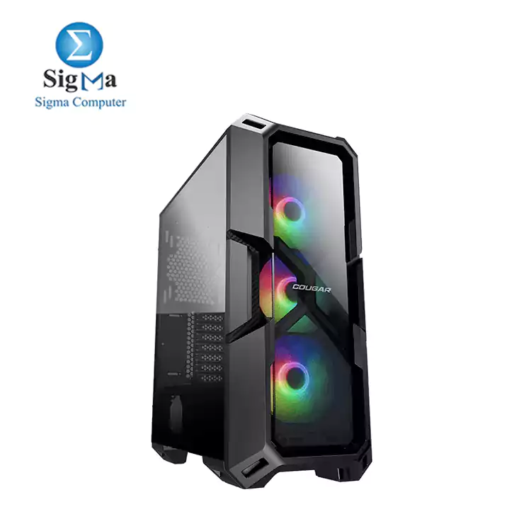 COUGAR MX440-G RGB VTC 500W GAMING CASE Tempered Glass Mid Tower
