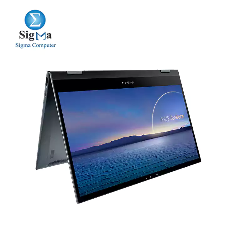 Asus ZenBook Flip 13-UX363JA-EM141T Corei5-1035G4 RAM 8GB 512GB SSD Intel iris plus GRAPHICS 13.3 FHD Touch  Win10-Pine Grey