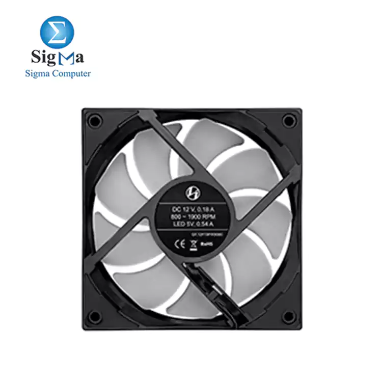 LIAN LI ST120 RGB x3FAN- BLACK WITH CONTROLLER