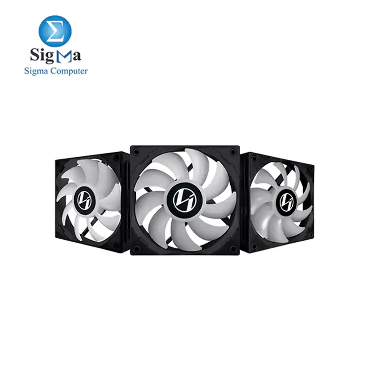 LIAN LI ST120 RGB x3FAN- BLACK WITH CONTROLLER