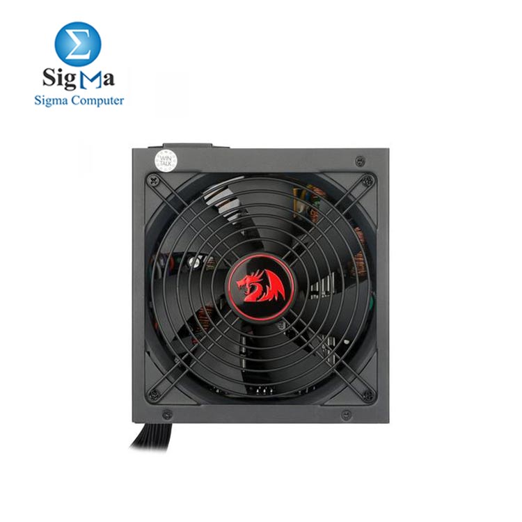 Redragon GC-510 Grindor Side Glass Temp Black  power supply 600W