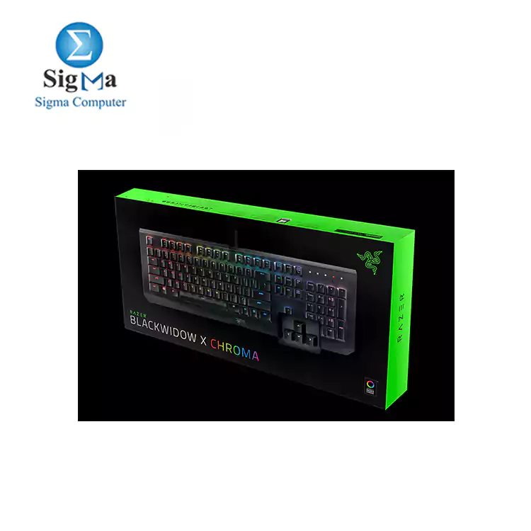 RAZER BLACKWIDOW X CHROMA Mechanical Gaming Keyboard Green Switch 