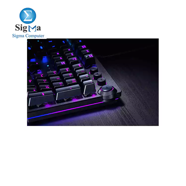 Razer Huntsman Elite Gaming Keyboard  Clicky Optical Purple Switch - US