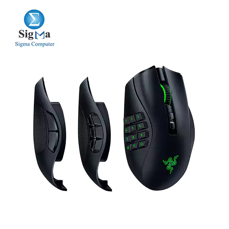 Razer Naga Pro Modular Wireless Mouse with Swappable Side Plates RGB