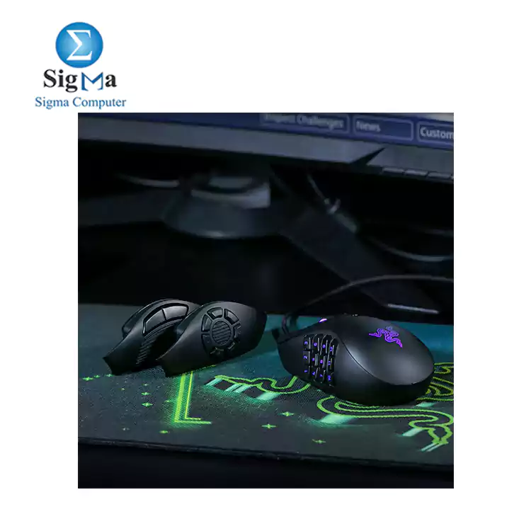 Razer Naga Trinity Modular MOBA MMO gaming mouse RGB