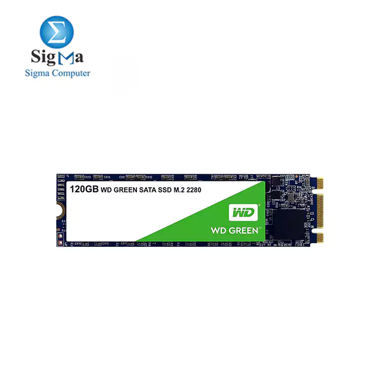 WD Green 120GB PC SSD - SATA III 6Gb/s M.2 2280 Solid State Drive - WDS120G2G0B