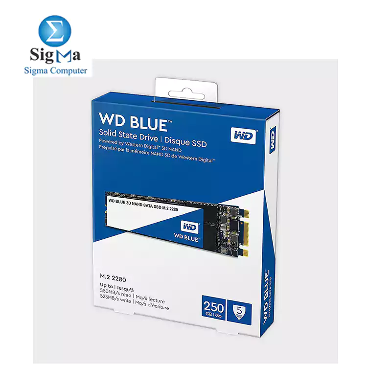 WD Blue 3D NAND 250GB Internal SSD M.2