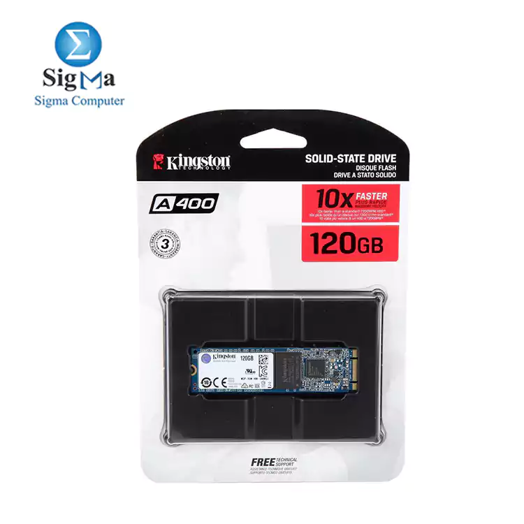 Kingston A400 M.2 2280 120GB SATA III TLC Internal Solid State Drive  SSD  SA400M8 120G