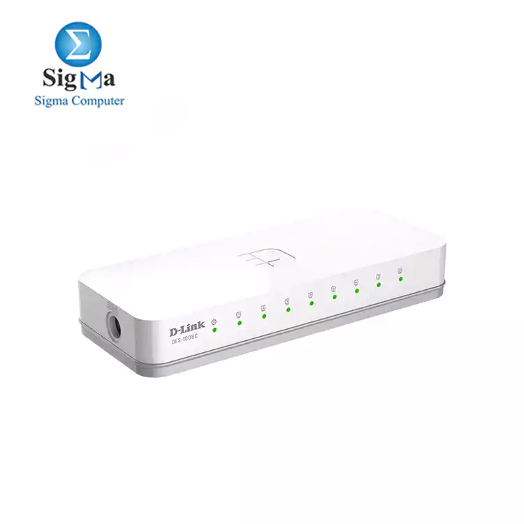 D-LINK DES-1008C 8-Port 10/100 Mbps Unmanaged Switch 