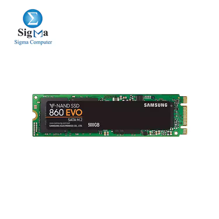 Visne Mart Citere SAMSUNG 860 EVO Series 500GB M.2 SATA 6Gb/s Internal Solid State Drive (SSD)  (MZ-N6E500BW) | 1150 EGP