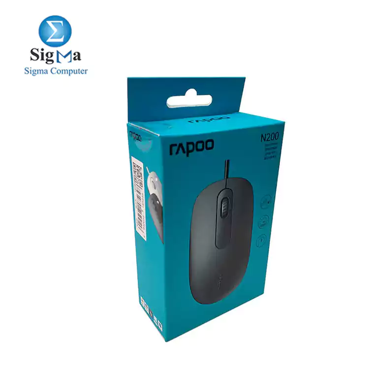 Rapoo N200 Wired Optical Mouse