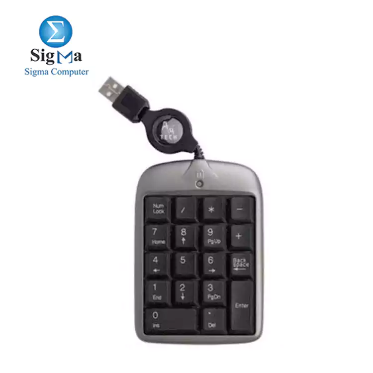 A4TECH Wired Numpad TK-5 Retractable USB Keypad